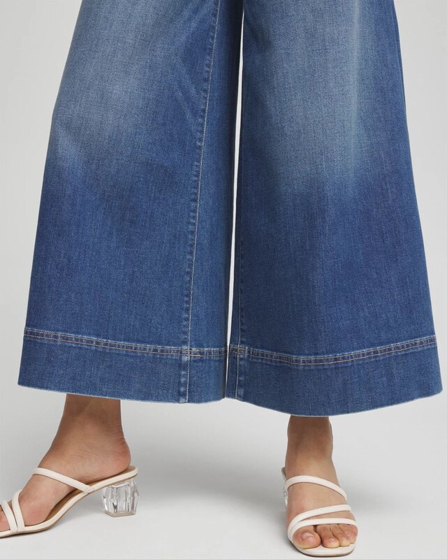 Denim Trouser Culottes - image 4